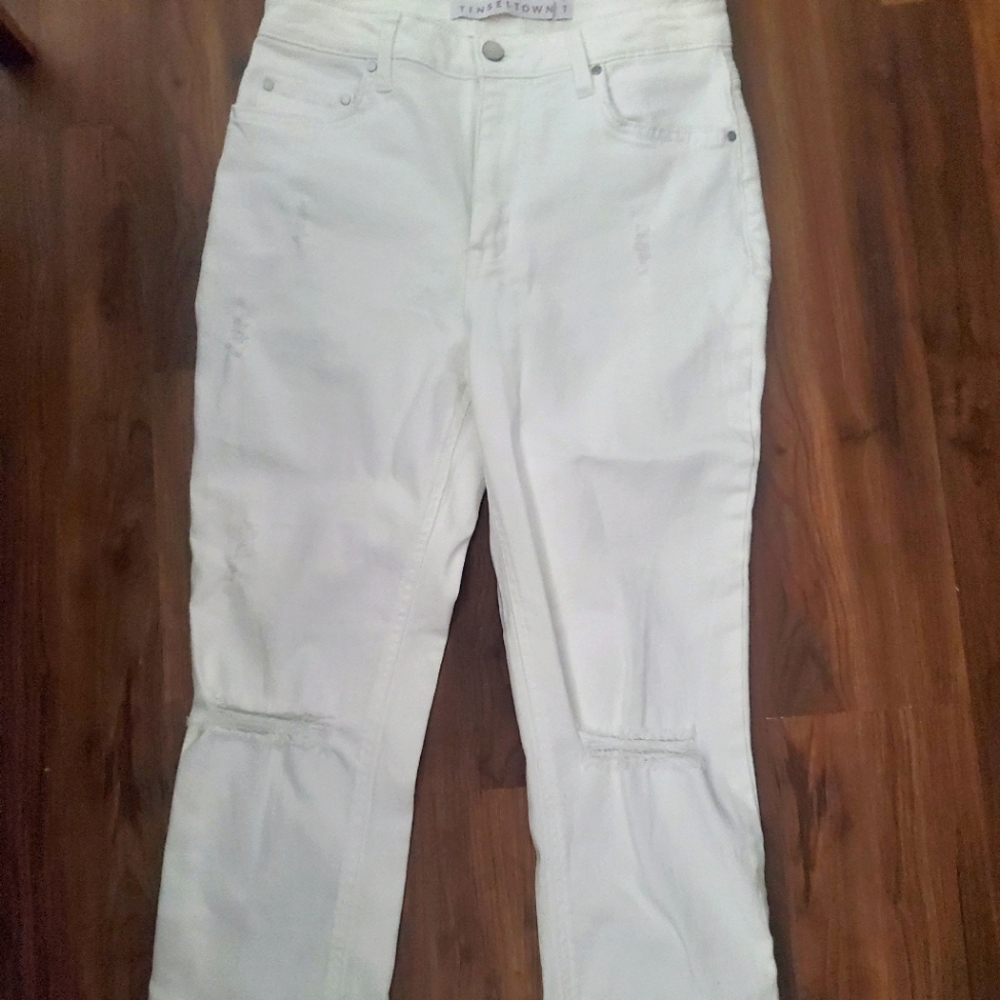 White distressed Tinseltown jeans